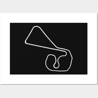 Sachsenring [outline] Posters and Art